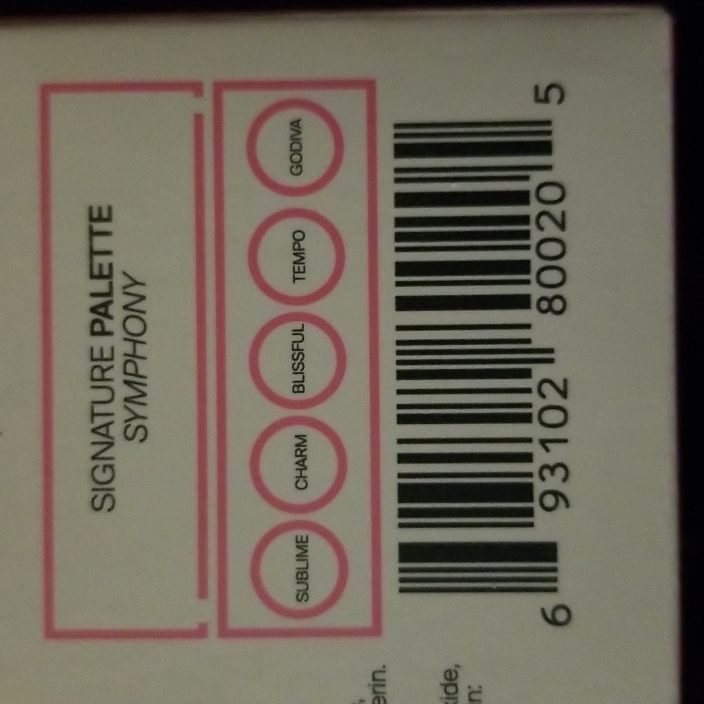 OFRA Signature Palette in Symphony 5 x 2g 0.07oz Net Wt 10g 0.35oz - Picture 5 of 5